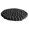 Maharanis Felt Pot Saucer Anthracite 22 cm Handmade 100% Wool
