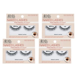 Ardell Strip Lashes Naked Lashes 428 with Invisiband, 4 pairs