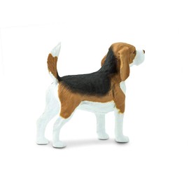 Safari Ltd. Beagle Figurine - Detailed 2.5" Plastic Model Figure - Fun Educational Play Toy for Boys, Girls & Kids Ages 3+