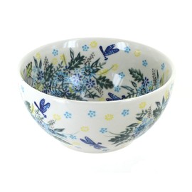 Blue Rose Polish Pottery Alyssa Cereal/Soup Bowl