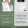 Caja 50 Rollos Papel Térmico Casmode 80x80 Mm Blanco Alta