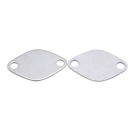 SHLPDFM EGR Valve Seal Valve Blind Block Closure Plate Valve Blank Plate for Espace Laguna Master Trafic Movano 2.2 2.5 DCI Pack of 2