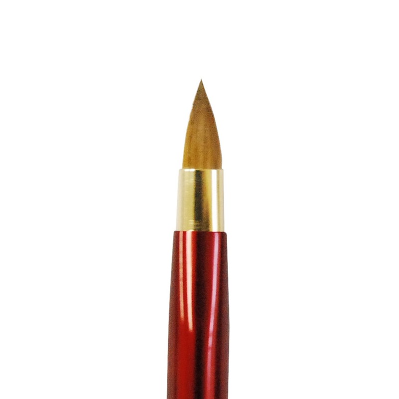 ARRLS-4 熊野監修 六角館さくら堂 携帯用リップブラシ丸筆 イタチ毛100％ リップのキワまでしっかりきれいなラインが描けます