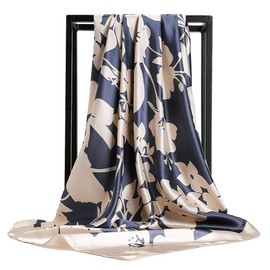 KOOYOL Scarf Shawl Womens Silk Feeling Scarfs Scarves for Ladies Neckerchiefs Hairband