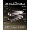 PULWTOP MacBook Pro Docking Station Dual Monitor 4K@60Hz for MacBook