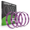 Alurad Shop Z-741726ALU Aluminium Centering ring 4 Silver