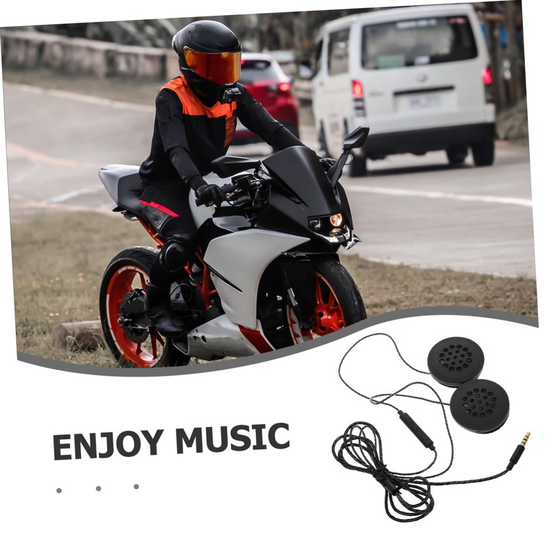 LALAFINA High Fidelity Motorcycle Hardhat Headset for Outdoor Sports Ergonomic