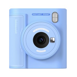 Moledro Children's Instant Digital Camera, Kids, 48 Megapixels, 1080P Videos, Thermal Paper, 32 GB Micro SD Card Included, Toy, Instant Printing Function, 2.0 Inch IPS Screen, 3-12 Years Old, Girls
