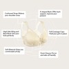 HACI Women's Front Closure Posture Bra Full Coverage Back Support