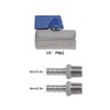 Create idea 1/4 Inch Stainless Steel Ball Valve Mini Style