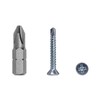 (Pack of 100) DIN 7504 P Galvanised Steel 3.5 x