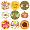 Teacher Reward Grading Stickers for Kids, Fall Themed Motivational Classroom