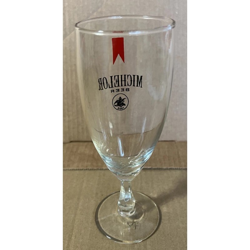Michelob Vintage Michelob Beer 7-3/4" Stemmed 10 fl oz Pilsner