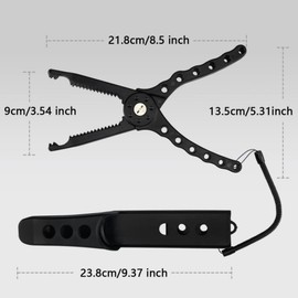 No oBML Fish Catcher Fish Grip Alligator Grip Fish Gripper Easy Grip Fishing Pliers Portable Teeth Design Useful Non-Slip Fishing Tackle