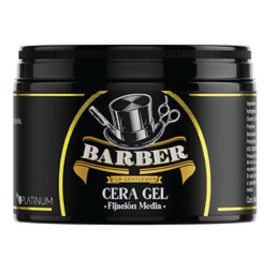Barber Platinum Cera Gel Para El Cabello Barber Platinum Fijacion Media 150g
