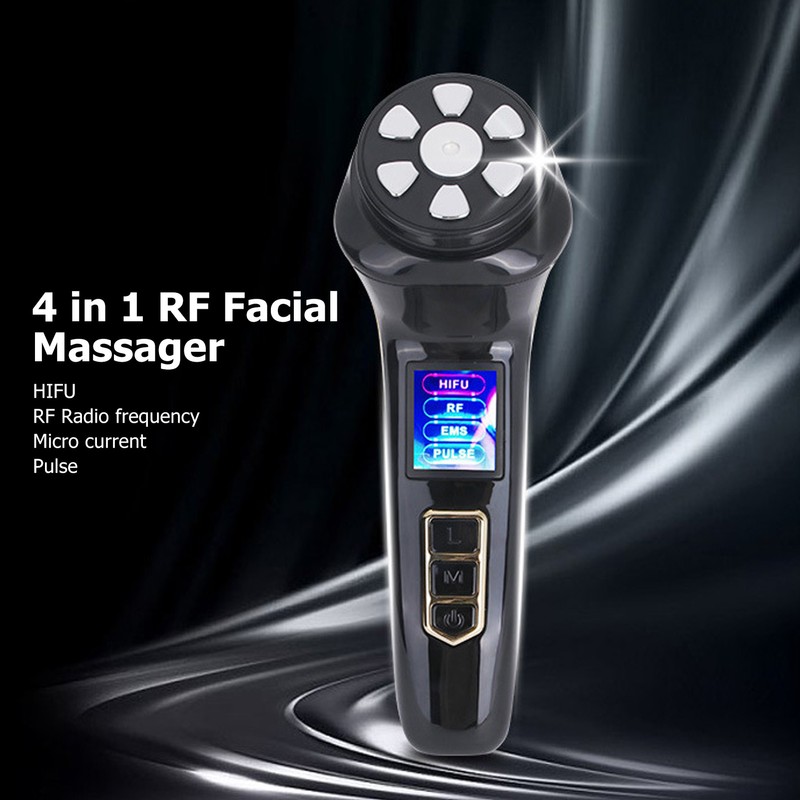 4 in 1 RF Ultrasound Facial Beauty Machine Rejuvenation Microcurrent