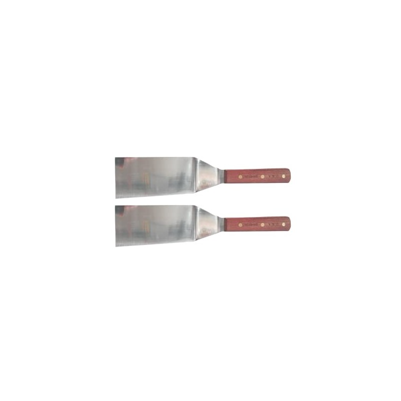 Sunrise Kitchen Supply Stainless Steel Turner Spatula (6"x3" Pack of