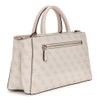 GUESS Eco Mietta Small Society Satchel Dove Logo/Stone, Dove logo