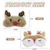 2 Pieces Deer Eye Masks, Creative Cartoon Eye Masks, Cute