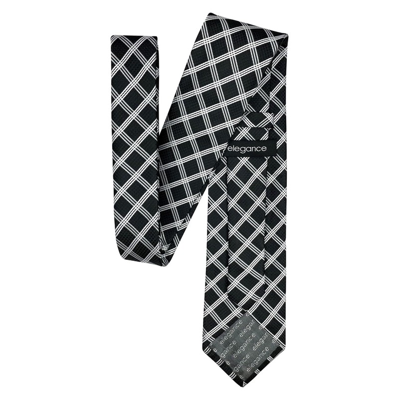 (リトリーズ) RETREEZ エレガント ビンテージ タータンチェック 織布 マイクロファイバー メンズ ネクタイ -