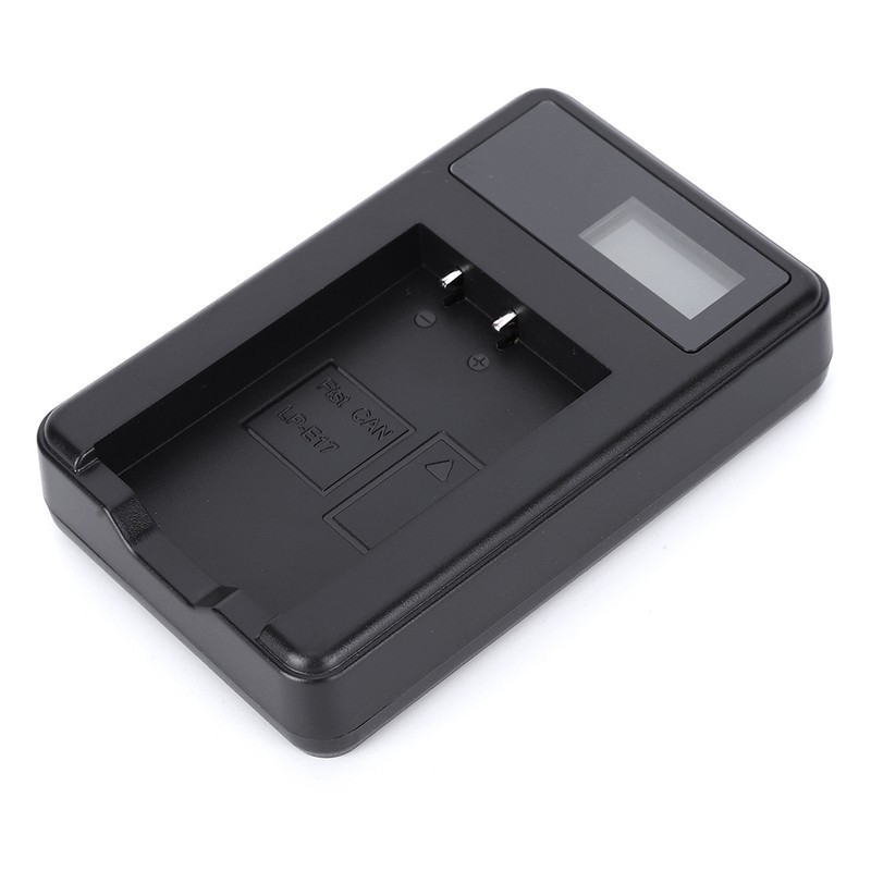 SEIVI Camera Battery Single Charger with LCD Display USB Intelligent
