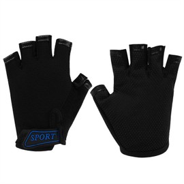 IPENNY Girls Boys Half Finger Cycling Gloves Sport GYM Gloves Racing Mitts Non-slip Gel Short Finger Breathable Summer Gloves Mountain Road Bike Riding Bicycle Running Gloves