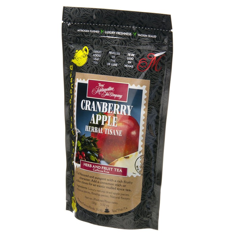 Metropolitan Tea Discovery Loose Tea Pack, Cranberry Apple Herb and