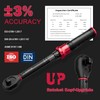 Magnetic Spark Plug Socket Set with Torque Wrench 3/8 Drive,