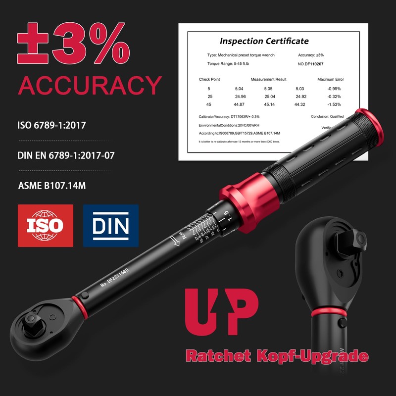 Magnetic Spark Plug Socket Set with Torque Wrench 3/8 Drive,