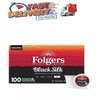 Folgers Dark Roast K-Cup Coffee Pods, Black Silk (100 ct.)