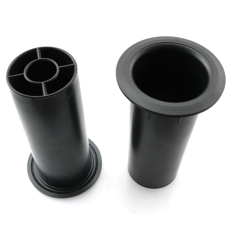 MEETOOT 2pcs Speaker Pilot Hole Outlet 50x120mm Speaker Cabinet Port