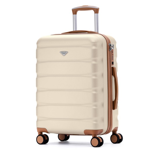 Flight Knight Carry On Suitcase 24x16x10 Hardside Built In TSA