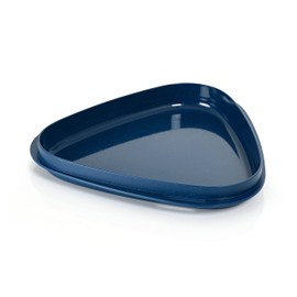 Light My Fire to Go Reusable Plate Stackable Organic Blue Made in Sweden