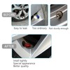 KINBOM 4pcs Aluminum Valve Stem Caps, Heavy-Duty Tire Valve Hand