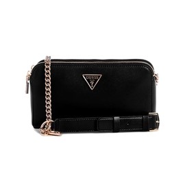 GUESS Women's Daryna Status Crossbody Shoulder Bag, black