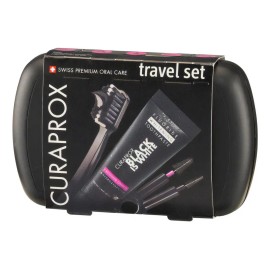 Set De Viaje Black Is White Curaprox