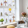 Generic Easter Window Decals, 5 Sheets, Multicolor, Classic Style, PVC