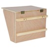 Hay Rack with Wooden Seat, 25 x 17 x 20