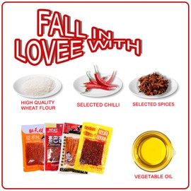 Latiao Spicy Gluten Strips 辣条 | 4 Flavor Vegan Snack Pack (394g) Hot Numb Sweet Combo, Chinese Street Food