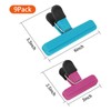 9Pack Large Chip Bag Clips - Upgrade Wide Open Bag