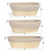 Banneton Bread Proofing Basket Set, 11 Inch Sourdough Proofing Basket