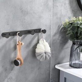 Lolypot Towel Hook, Bathrobe Hook, Wall Hook, Clothes Hook, 304 Stainless Steel, Wall Mount, Towel Holder, Bathroom and Kitchen Door Hook