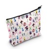 TGBJE Cartoon Characters Makeup Pouch Crystal Gems Cosmetic Bag For