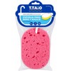 Esponja Exfoliante Doble Textura T.TAIO para Limpieza Corporal