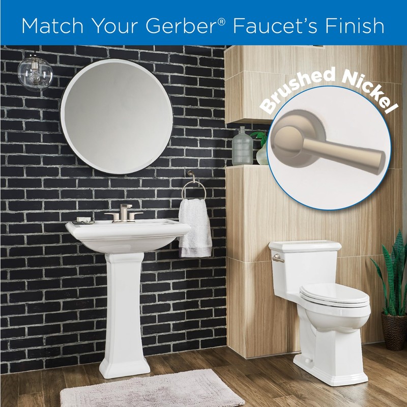 Gerber Universal Toilet Tank Lever GA70036054BN Brushed Nickel Finish