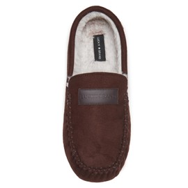 Lucky Brand Men's Moccasin Slippers – Cozy Indoor Footwear with Soft Lining