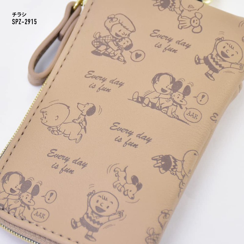 Snoopy Key Case, Pass Case, Commuter Holder, Card Case, Reel
