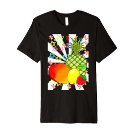 Retro Fruit Fruit Summer Time Vintage 80s 90s Child Premium T-Shirt