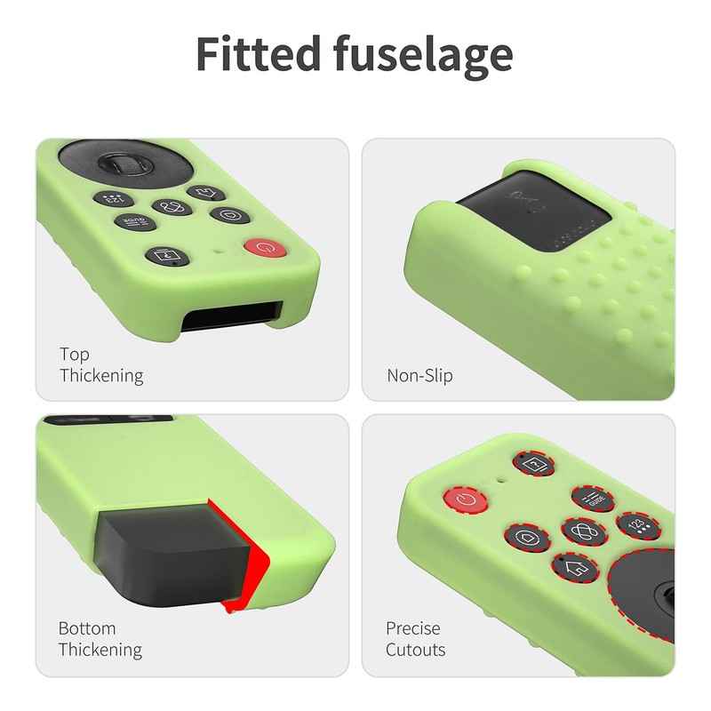 AKSHFETH Silicone Remote Control Case for LG MR25GA, Compatible with