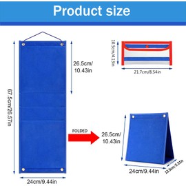 YQkangzhu Visual Schedule Chore Chart for Kids, 2 in 1 Daily Chore Routine Pocket Chart with 96 Cards Autism Learning Materials, Morning Bedtime Behavioral Tool Wall Planner Board for Home School